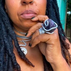 Statement Amethyst Ring